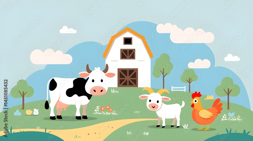 farm animals in the farm farm animals in the farm