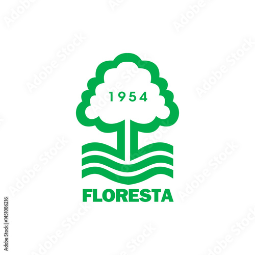 Floresta Esporte Clube de Fortaleza-CE Logo SVG Vector