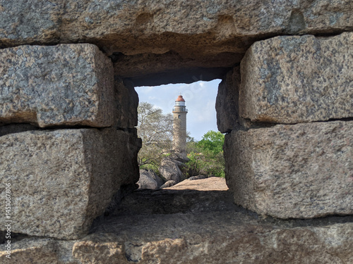 Mahabalipuram Lighthouse is located in Tamil Nadu, Indiaa and that has been radiantly illuminating the Bay of Bengal since 1904.