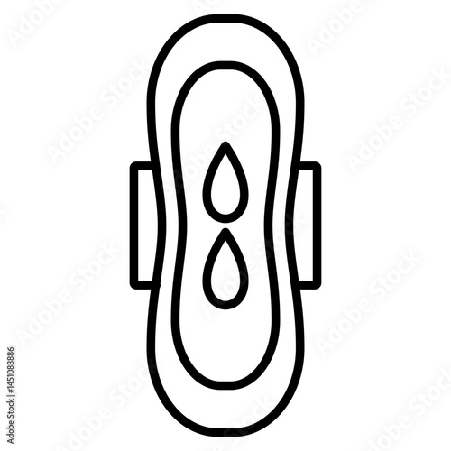 Menstrual cycle time management icon