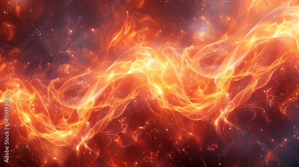 Fiery energy flow Fiery energy flow