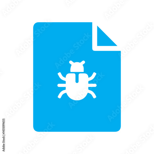 Infected file colored icon