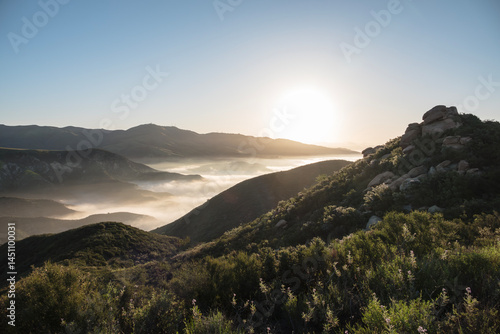 Morning fog viewed from the...