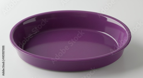 Purple round baking dish
