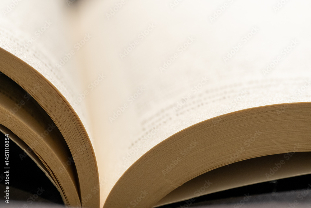Fototapeta premium open book on a white background