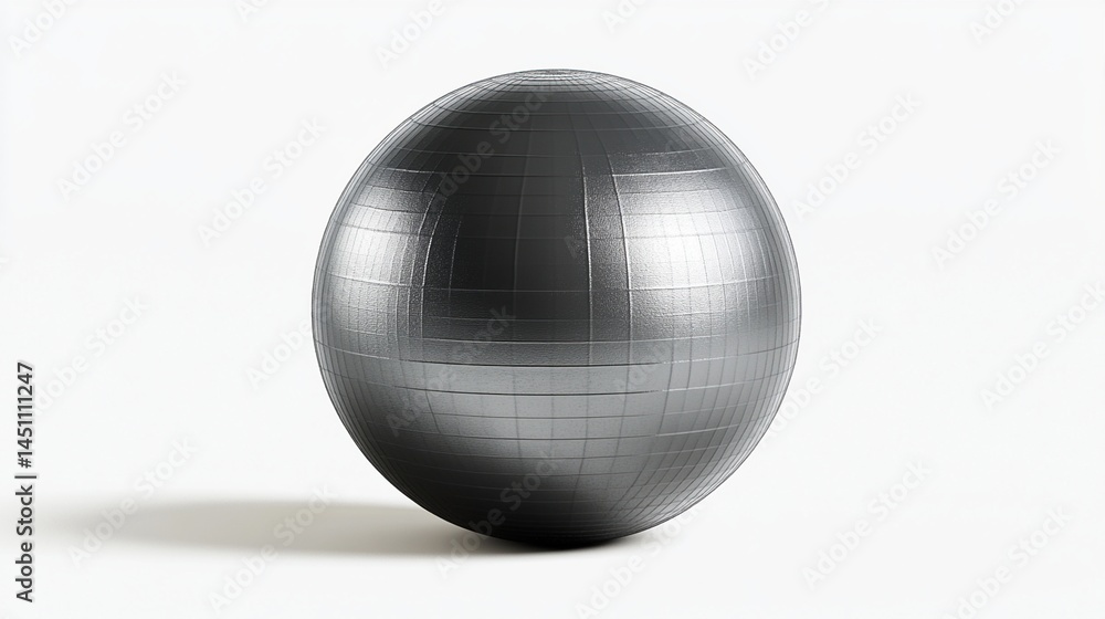 Gray exercise ball Gray exercise ball