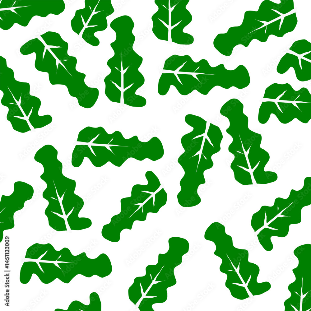 Obraz premium set of green leaves