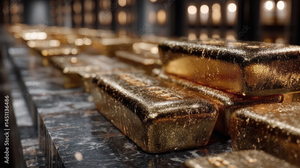 Gold bullion bars Gold bullion bars
