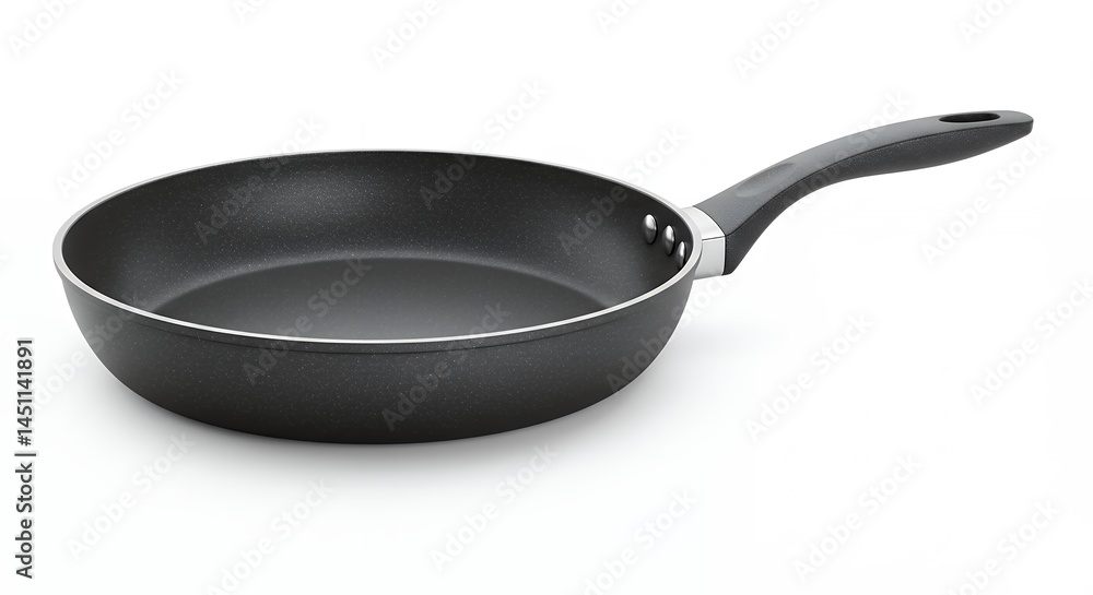 Empty gray frying pan Empty gray frying pan