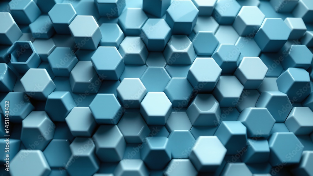 Abstract geometric patterns digital space 3d render hexagonal shapes close-up view modern design concept for visual aesthetics Abstract geometric patterns digital space 3d render hexagonal shapes close-up view modern design concept for visual aesthetics