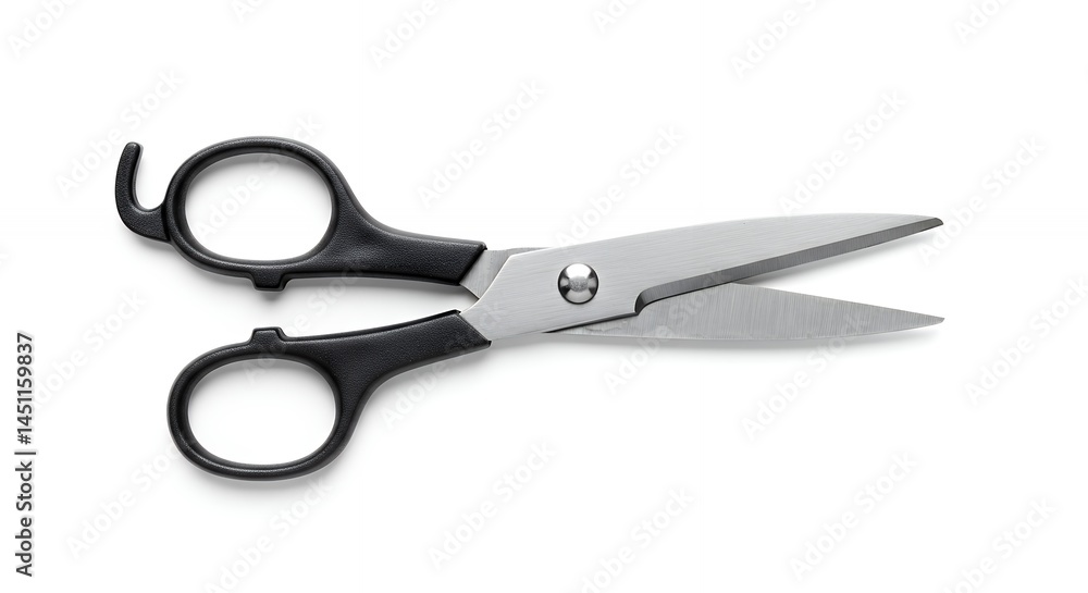 Close up of scissors isolated on white background Close up of scissors isolated on white background