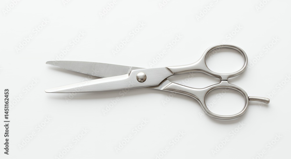 Hairdressing scissors on white background Hairdressing scissors on white background