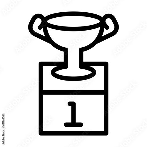 trophy Line Icon
