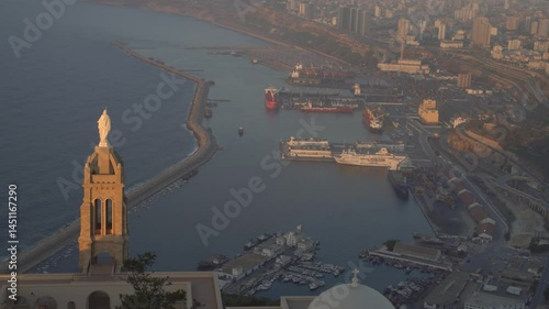 aerial view of the city. oran