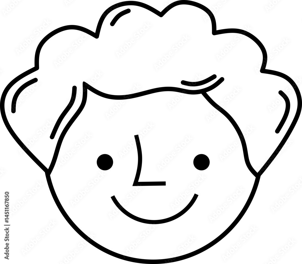 Cute Face Doodle Cute Face Doodle