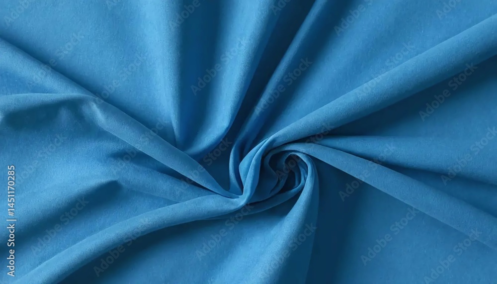 Obraz premium Swirling Blue Fabric Texture