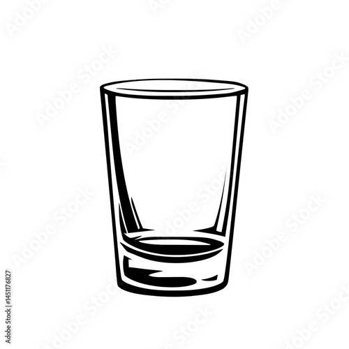 Minimalist Shot Glass Design