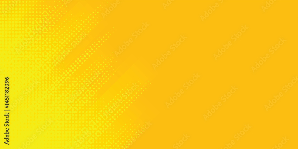 abstract yellow halftone wide elegant banner design abstract yellow halftone wide elegant banner design