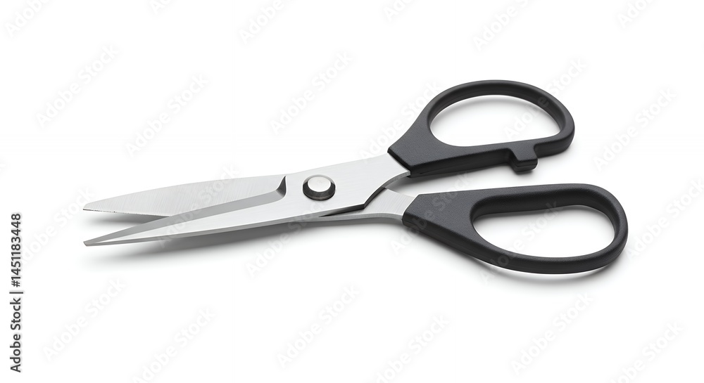 Scissors on a white background isolated tool for cutting and craft projects Scissors on a white background isolated tool for cutting and craft projects