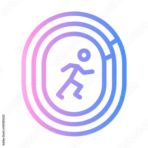 track Line Gradient Icon
