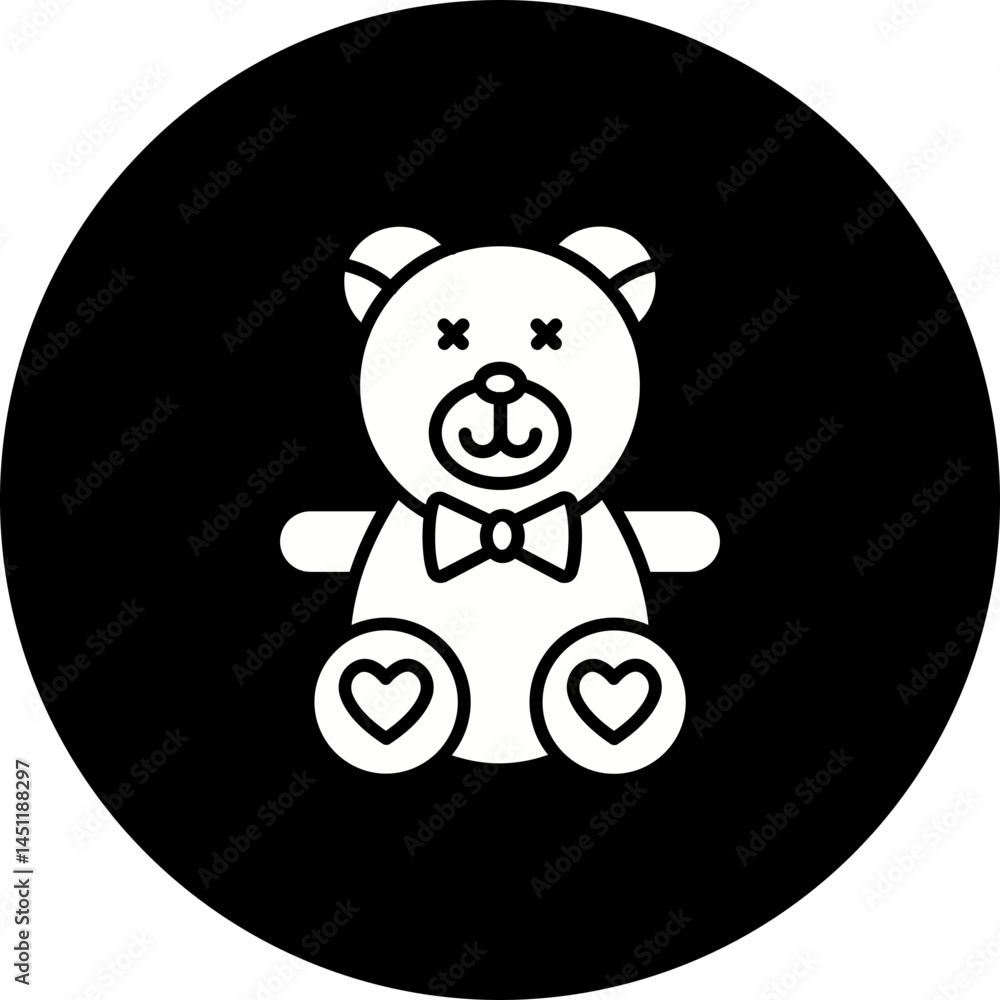 Obraz premium Teddy bear Icon