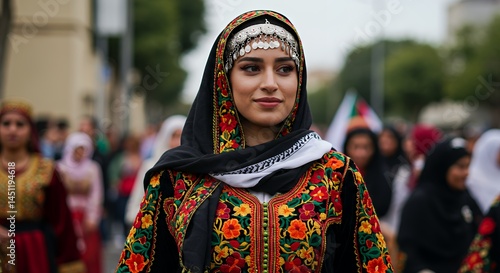 Wallpaper Mural A Kurdish Woman in Traditional Attire Torontodigital.ca