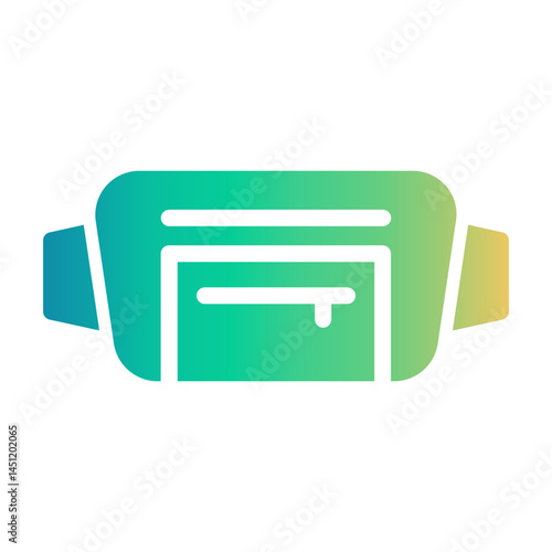 waist bag Gradient icon