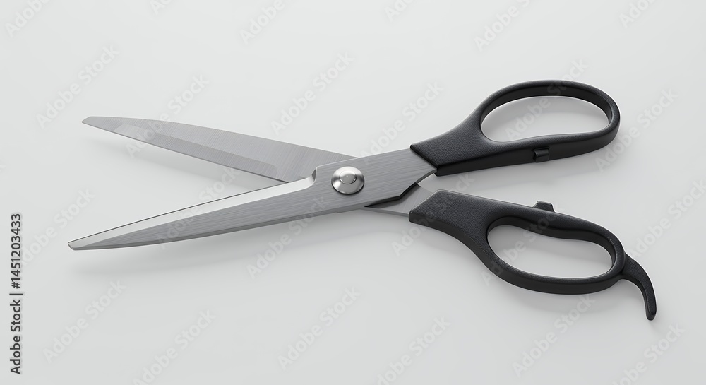 Metal scissors on isolated background Metal scissors on isolated background