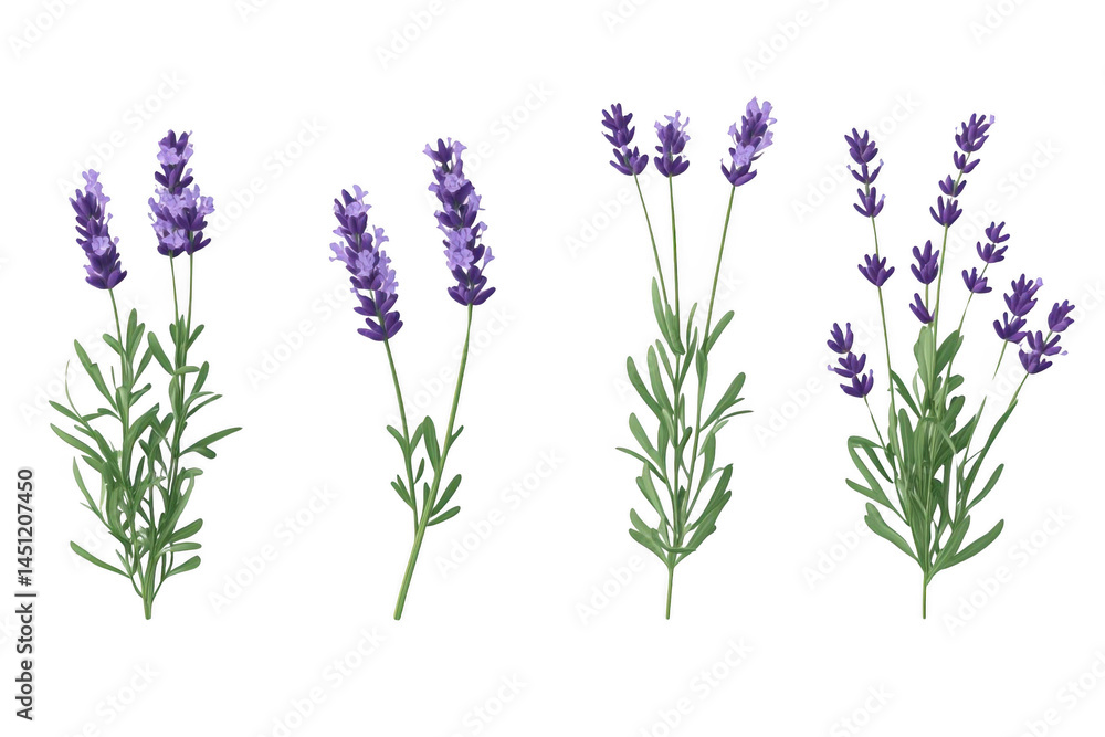 Naklejka premium lavender flower bloom with fragrance aroma and herbal concept theme