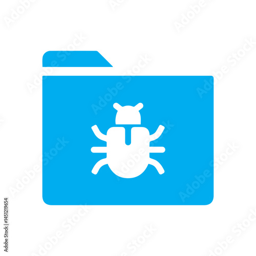 virus folder colored icon