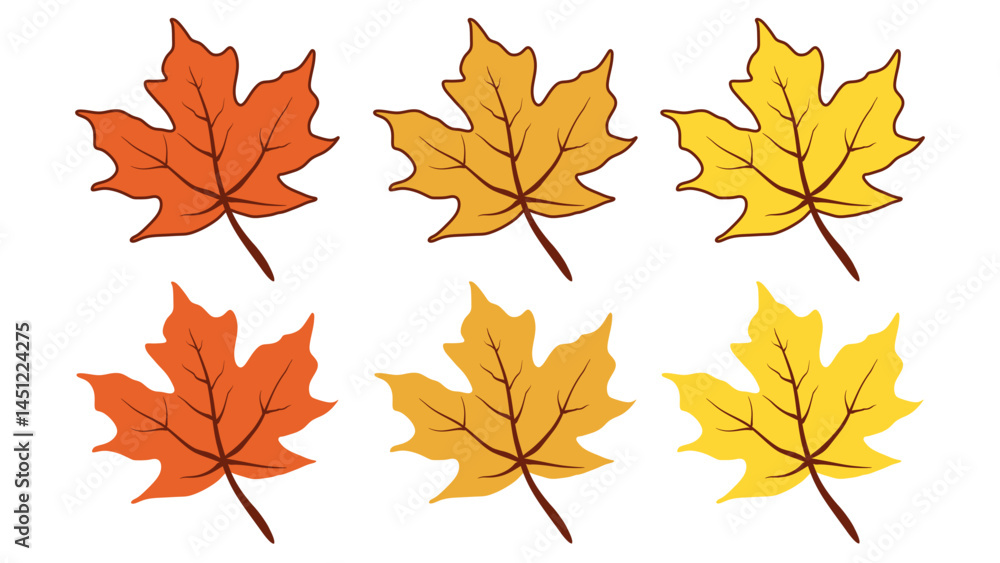 Obraz premium Maple leaf texture pattern background.