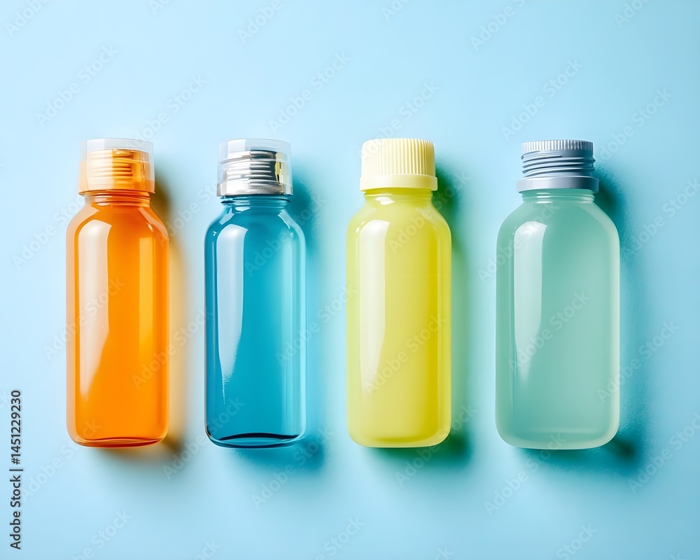 Travel-ready silicone bottles in opaque design aligned on seaside shelf demonstrating organized leak-resistant packing techniques Travel-ready silicone bottles in opaque design aligned on seaside shelf demonstrating organized leak-resistant packing techniques