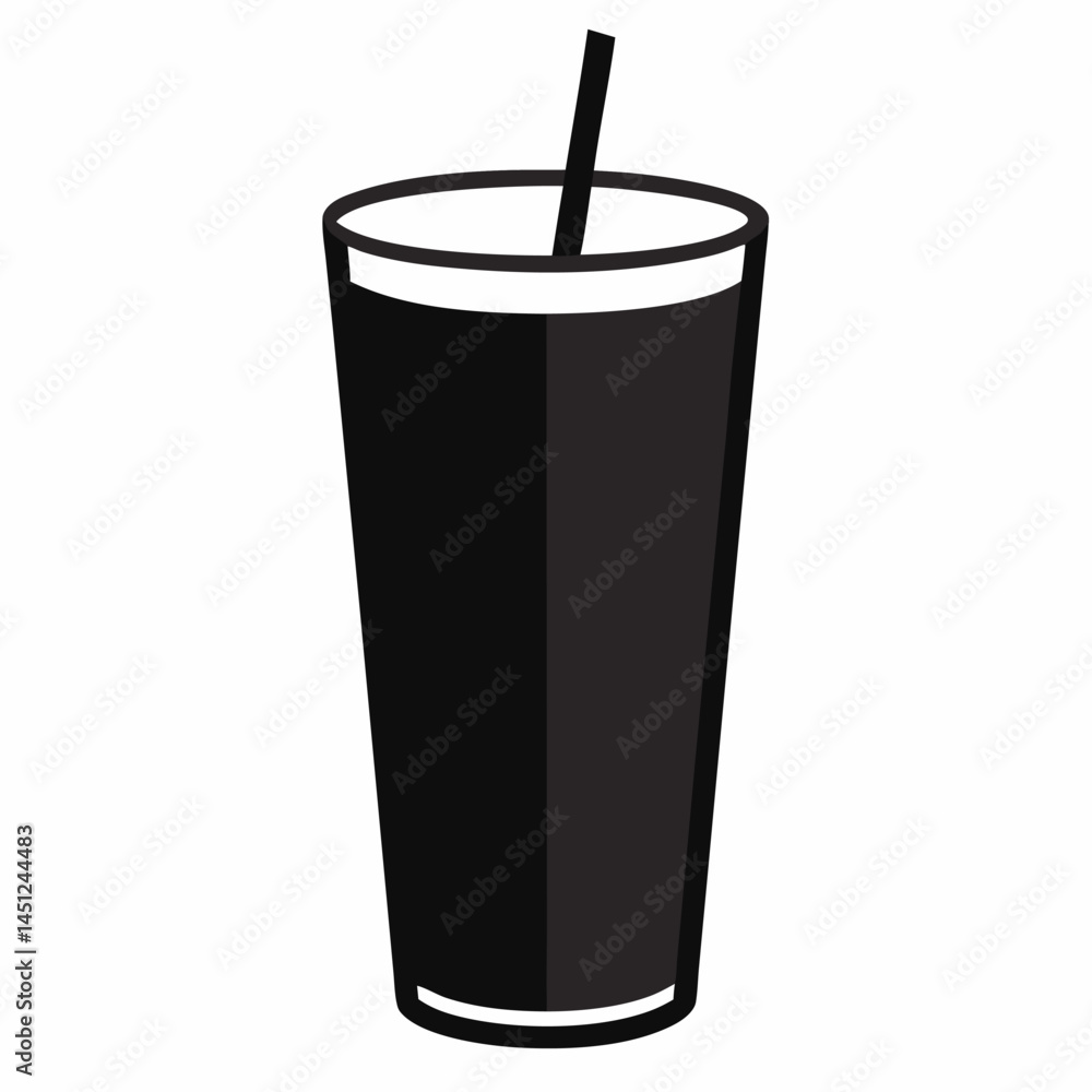 Glass of fresh juice vector on white background. Glass of fresh juice vector on white background.