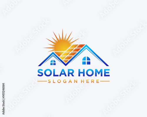 Solar home energy logo