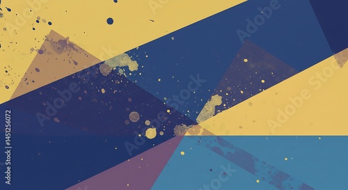 Golden Hour Splatter AI Generated