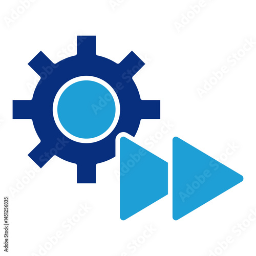 Continuous Icon Element For Design