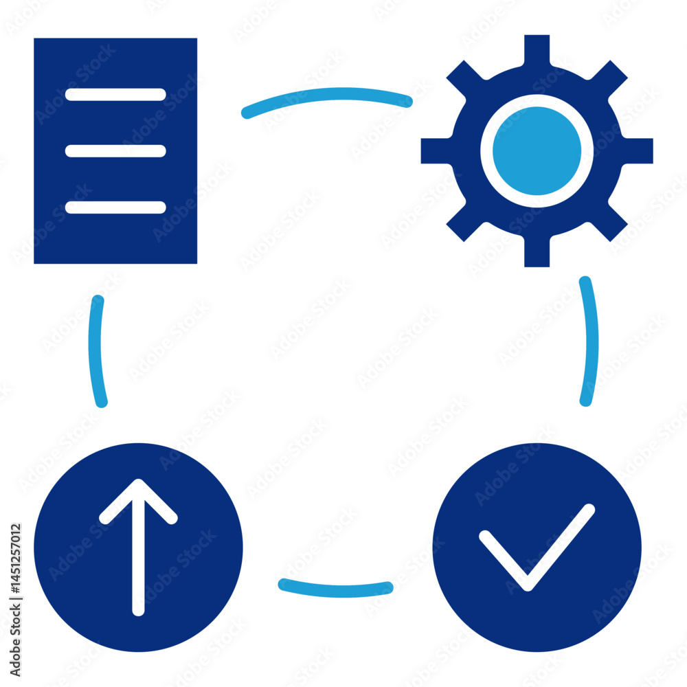Pdca Icon Element For Design Pdca Icon Element For Design