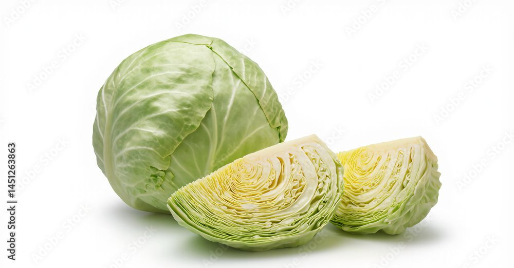 Fototapeta premium cabbage isolated on white
