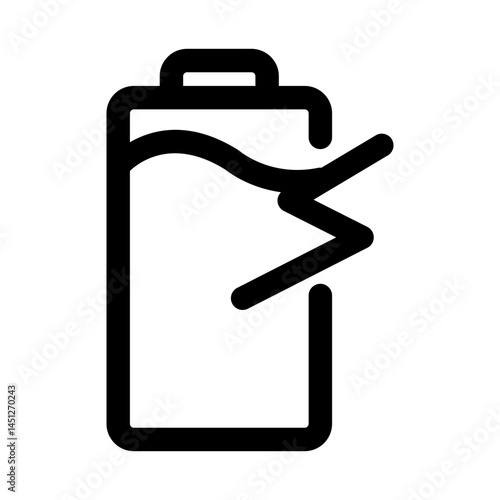 Charging battery icon