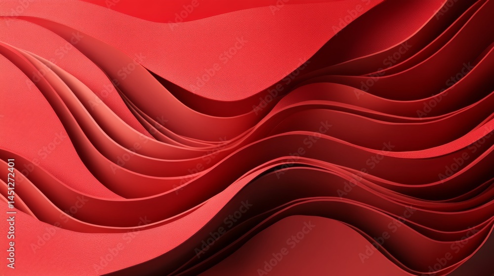 Abstract Red Wave Design red abstract background