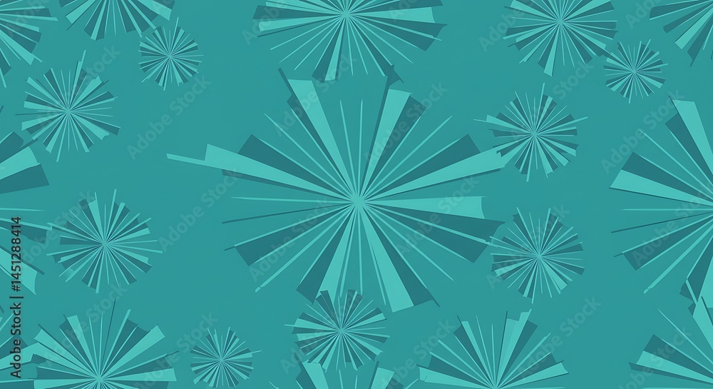 Teal Radiance AI Generated Teal Radiance AI Generated