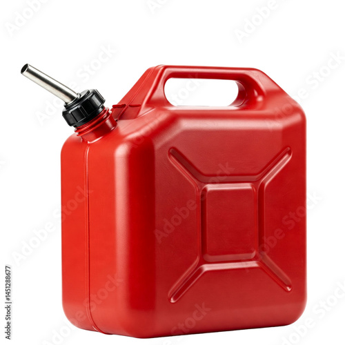 Gas can isolated on transparent background