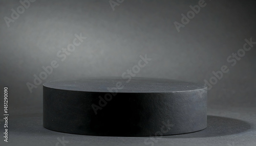 Dark Gray Round Platform For Product Display
