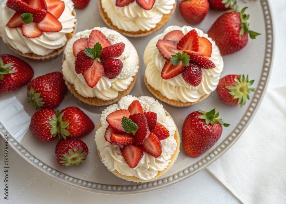 cake with strawberries cake with strawberries