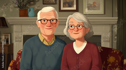  A senior couple happily downsizing from a large house to a cozy, manageable home (4)