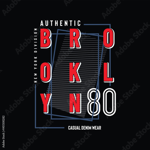 Athletic vector typography design featuring New York City and Brooklyn with bold sports styling, dynamic slogans, and motivational words that represent strength, discipline, and winning mindset.
