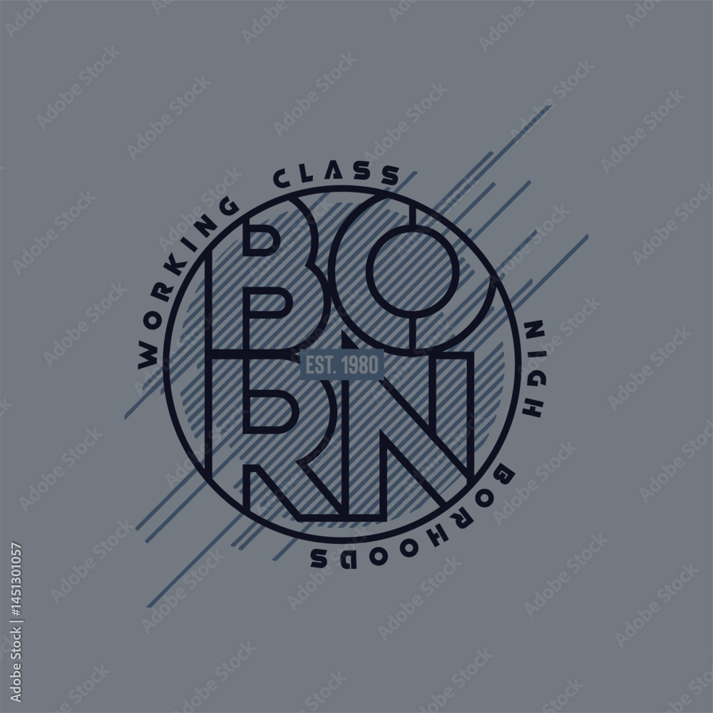 Obraz premium Vector typography design with an inspiring motivational slogan in bold, modern lettering, encouraging positive thinking, ambition, and self-confidence through stylish and uplifting visual language.