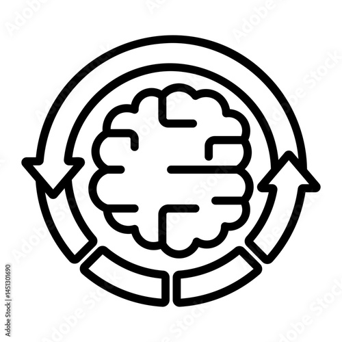 mind Line Icon