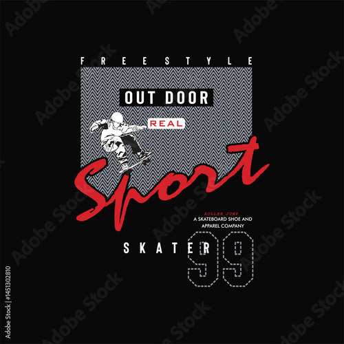 Bold and edgy vector typography design for extreme skateboard sports featuring street-style slogans and motivational words that celebrate freedom, risk-taking, energy, and unstoppable urban spirit.

