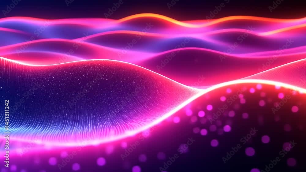 Abstract glowing wavy lines Abstract glowing wavy lines